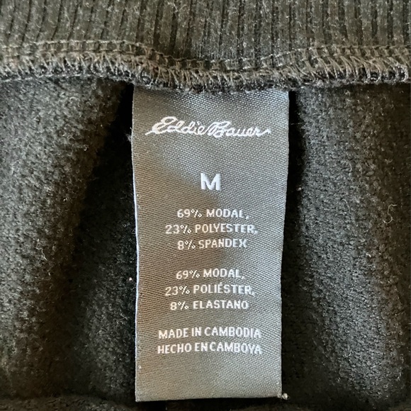 Eddie Bauer Womens Charcoal Modal Blend Sweatpants Medium - Picture 5 of 7